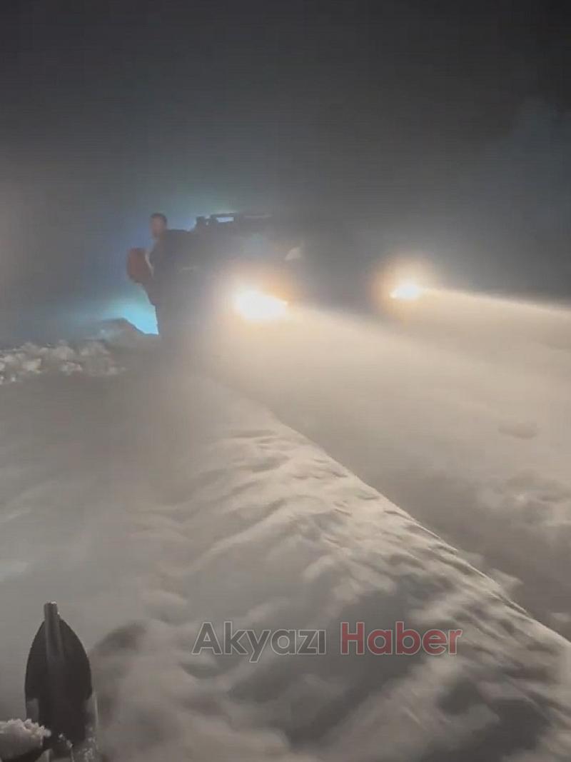 Çamdağı'nda mahsur kaldılar