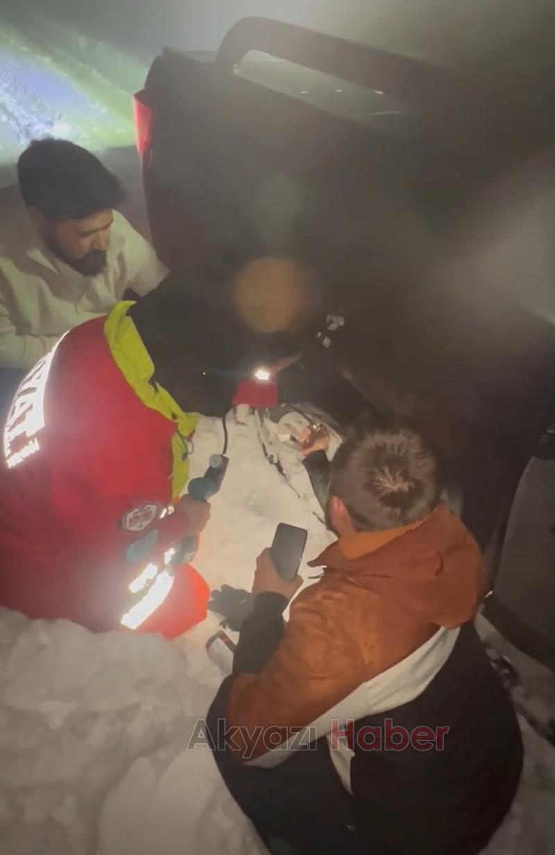 Çamdağı'nda mahsur kaldılar