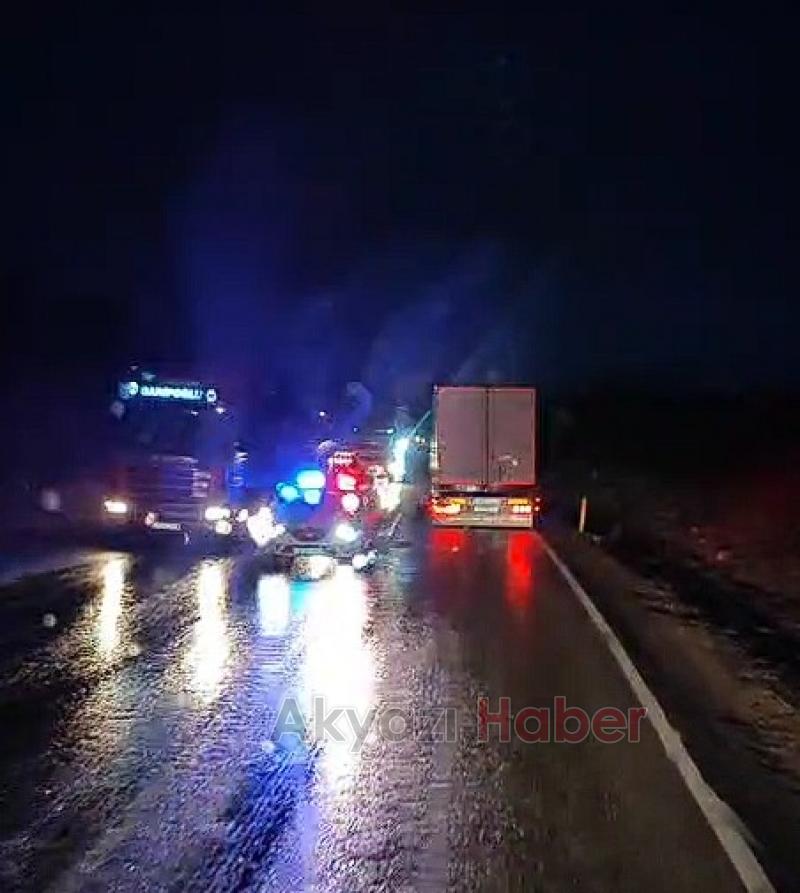 Dokurcun-Nallıhan yolunda feci kaza