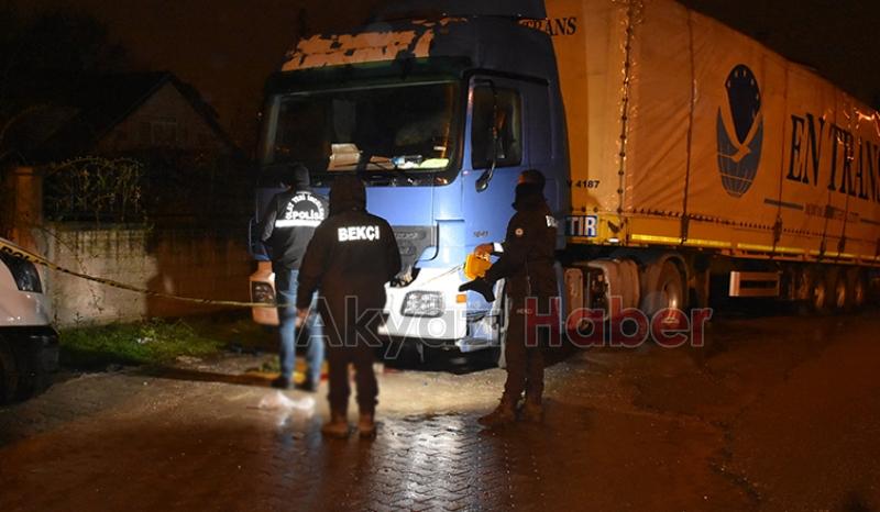 Tamir etmek istediği tır sonu oluyordu