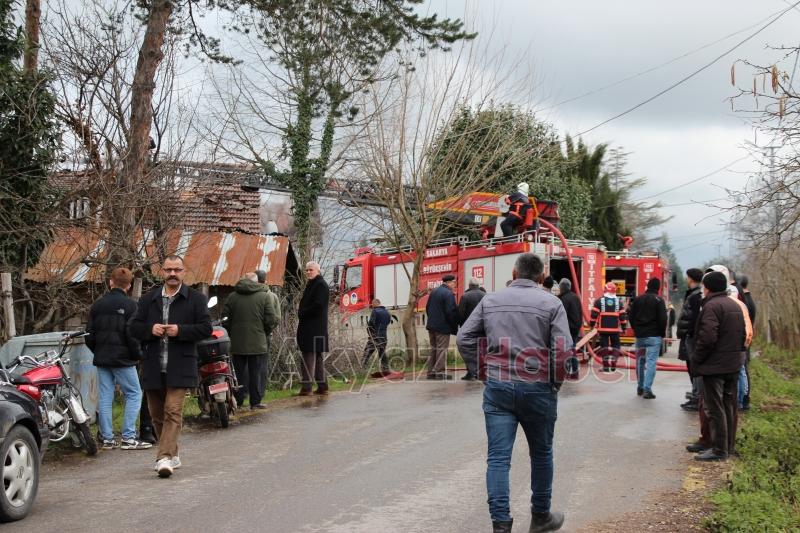 Küçücek'te yangın