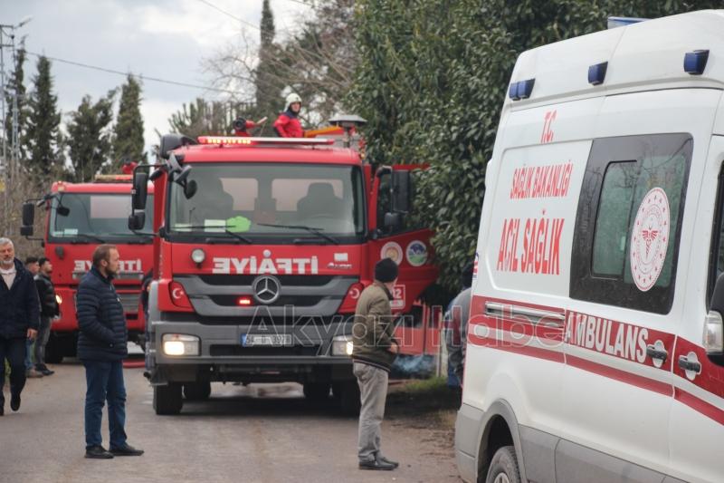 Küçücek'te yangın