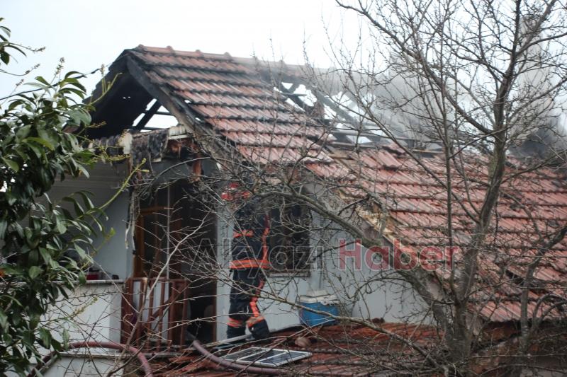 Küçücek'te yangın