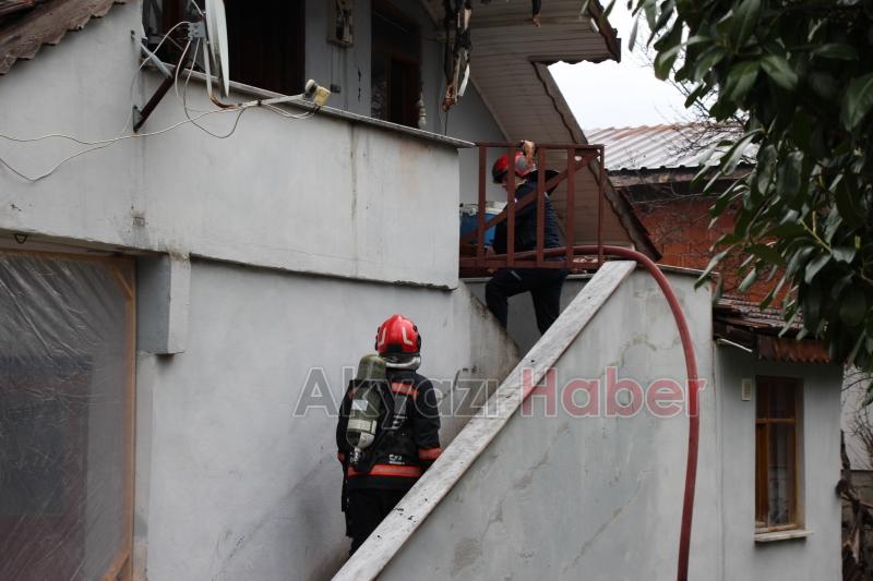 Küçücek'te yangın