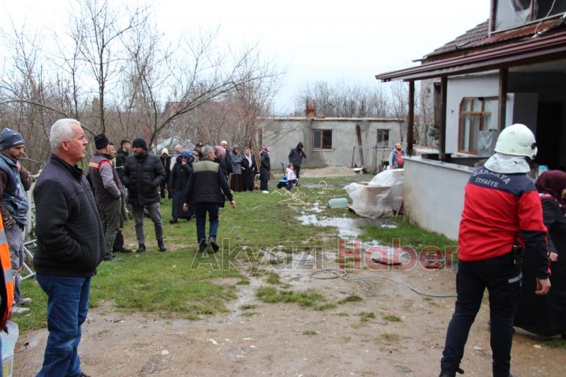 Küçücek'te yangın