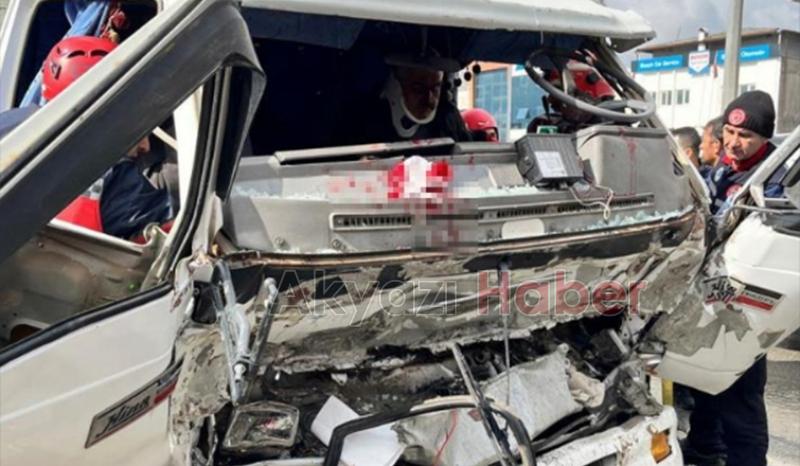 Feci kazada yaralanan sürücü hayatını kaybetti