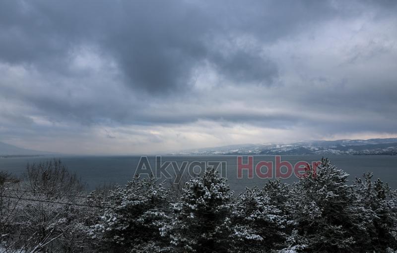 Sakarya'dan kar manzaraları