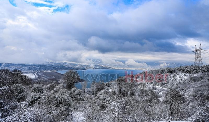 Sakarya'dan kar manzaraları