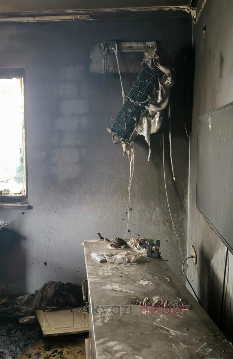 Minik Ahmet Kerem’i alevlerin arasından aldılar