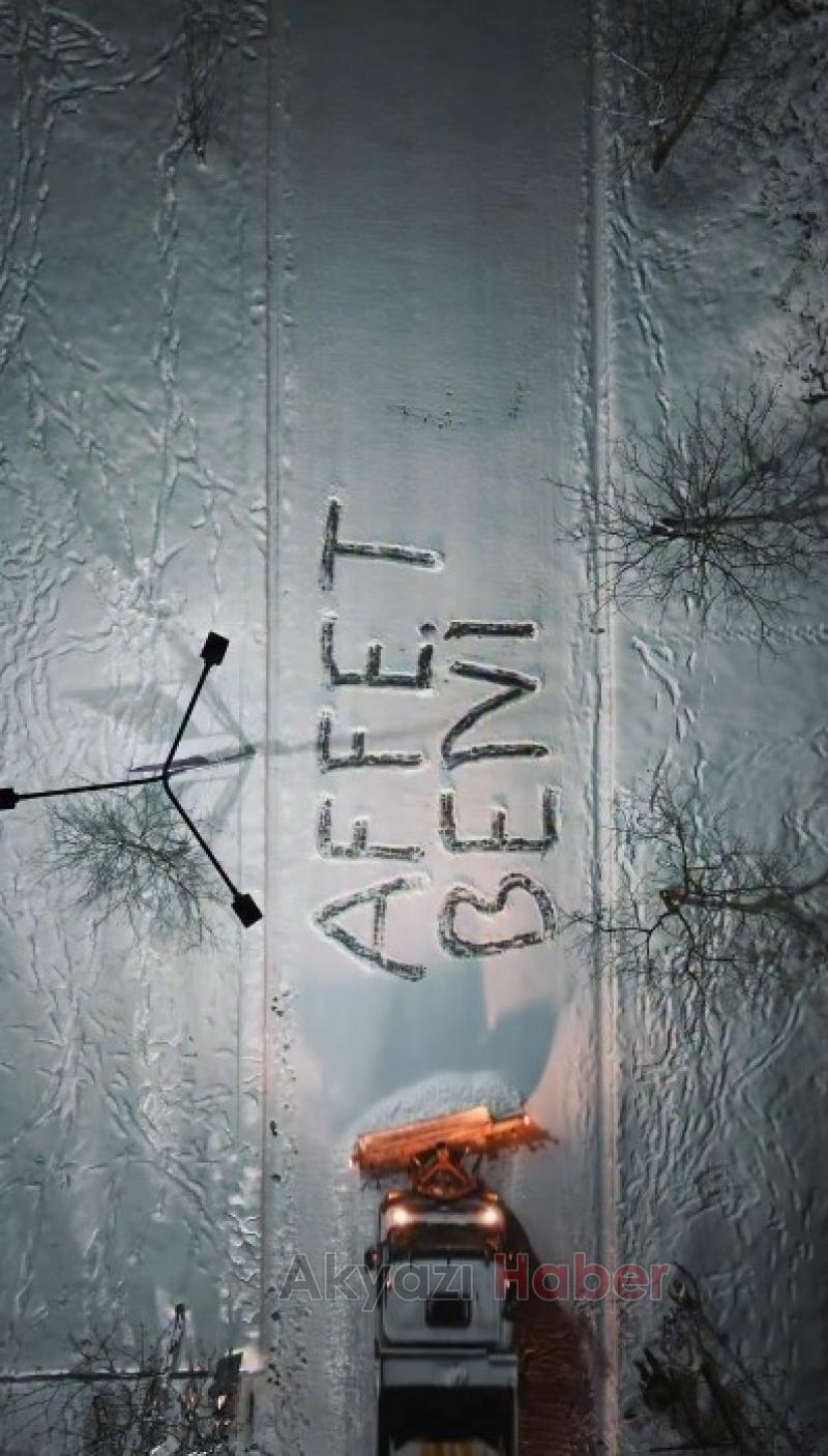 Büyükşehirden biz üstünü örttük, umarız konu kapanmıştır paylaşımı