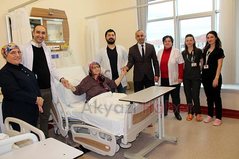 Safra kesesi delinen hasta şifa buldu