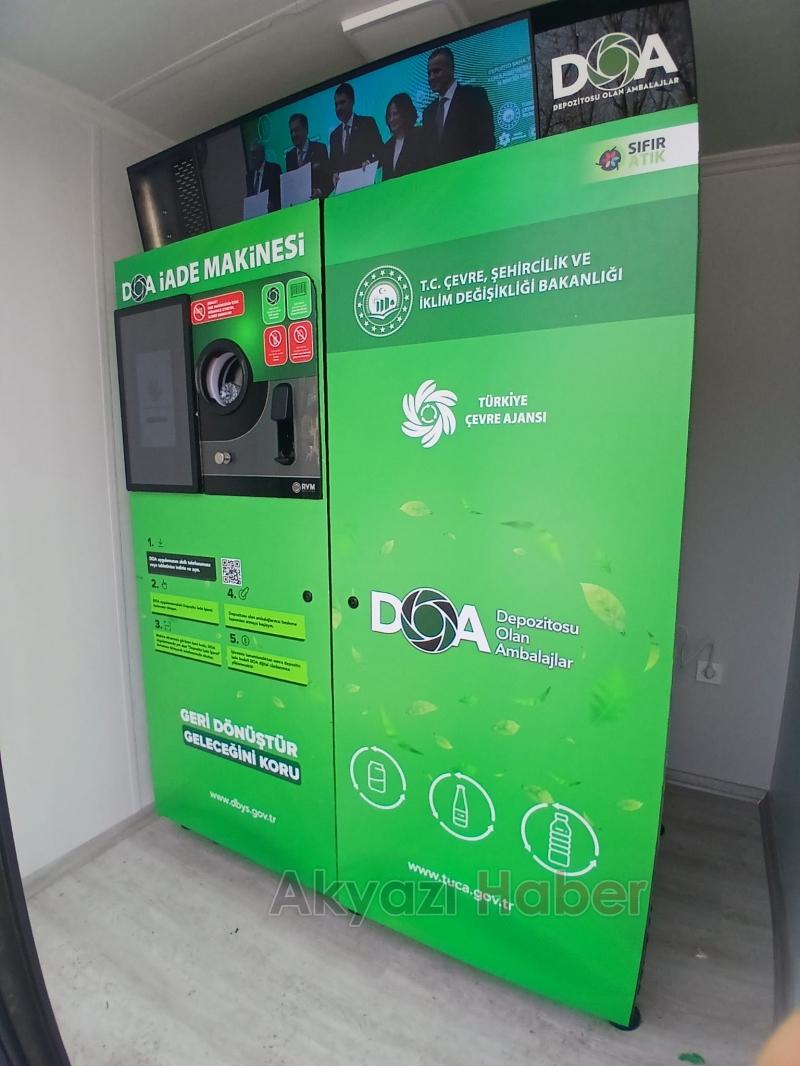 Sakarya'da depozito iade makinelerinin kurulduğu noktalar belli oldu