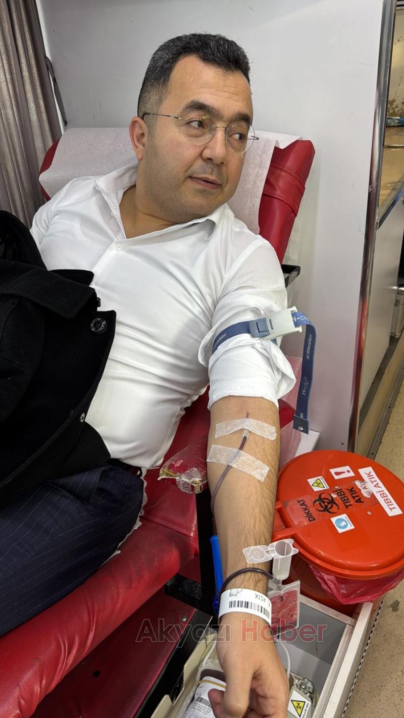 Başsavcısı Hüseyin Aşık'dan Kızılay'a rekor kan bağışı