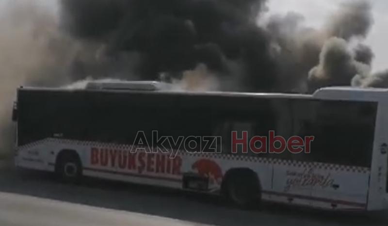 Yeni otobüs yanmıştı, harekete geçildi