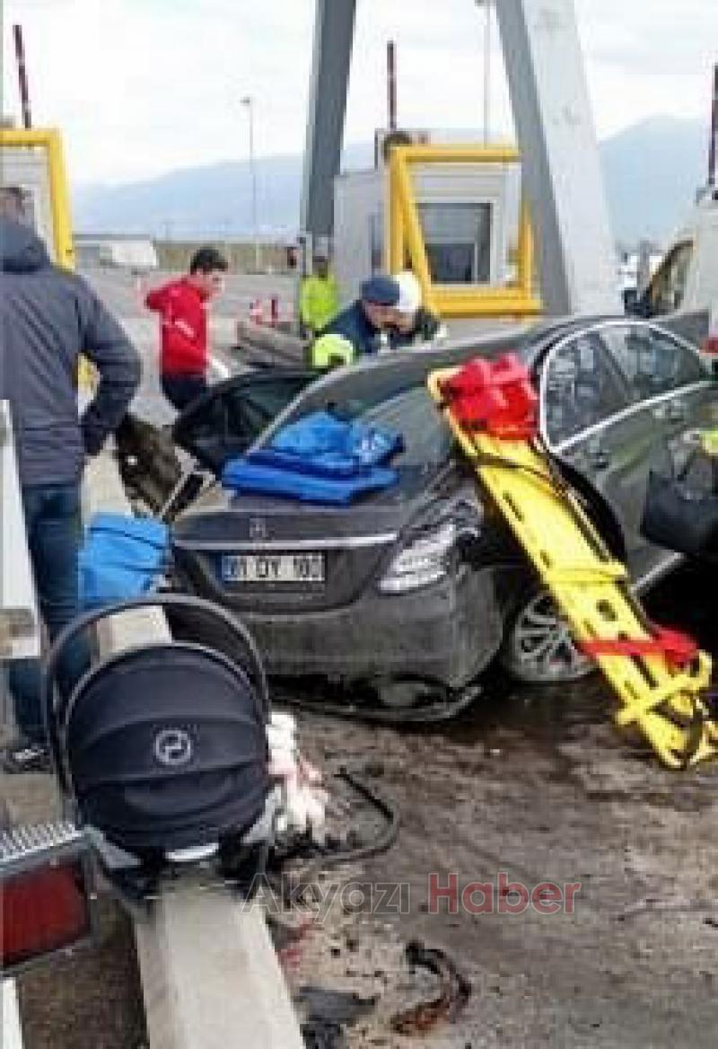 Kazada ölen doktor ve eşi, yeni doğan bebekleri ile eve dönüyormnuş