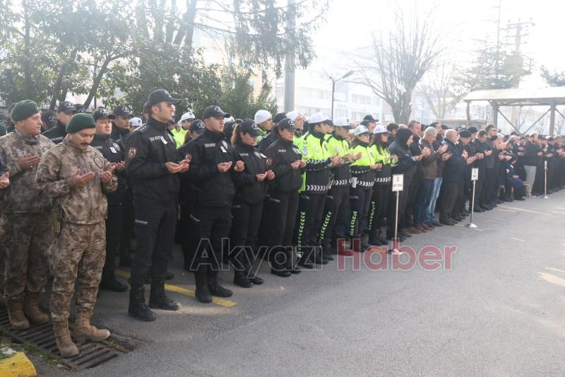 Trafik polisi Yaşar Sevim'e veda
