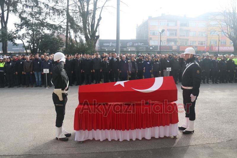 Trafik polisi Yaşar Sevim'e veda