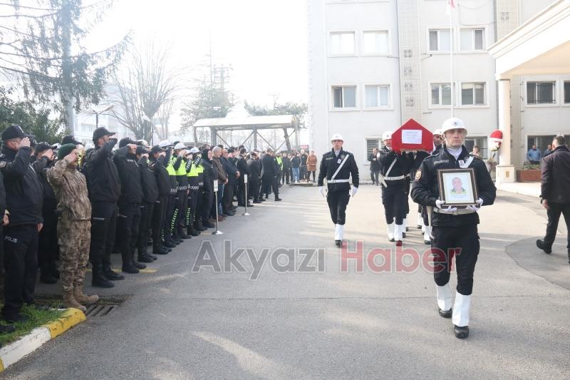 Trafik polisi Yaşar Sevim'e veda