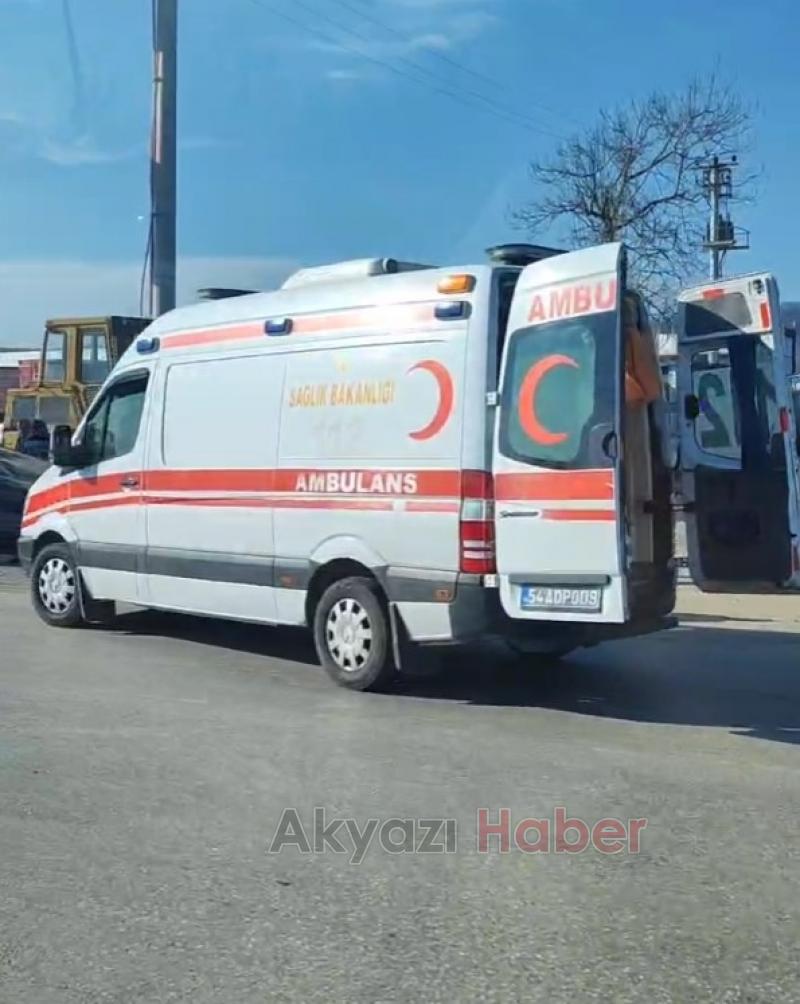 Hendek OSB kavşağında kaza