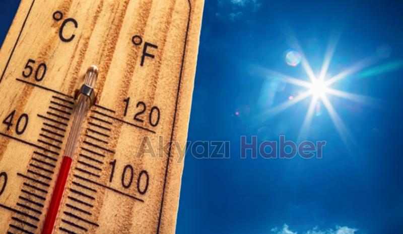 Sakarya'da sıcaklıklar 30 dereceye yaklaşacak