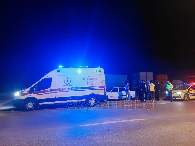 Motosiklet sürücüsü kazada yaralandı