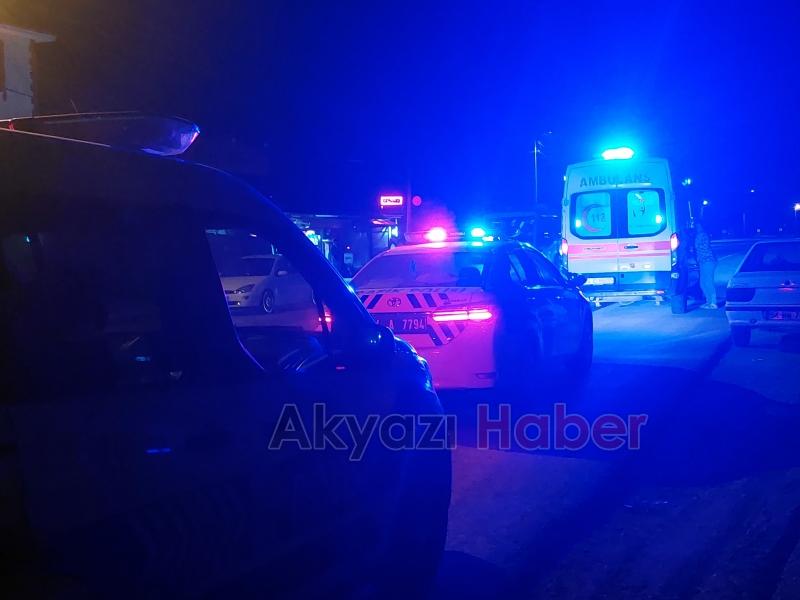 Motosiklet sürücüsü kazada yaralandı