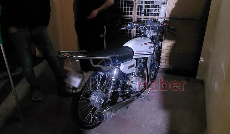 Motosiklet sürücüsü kazada yaralandı