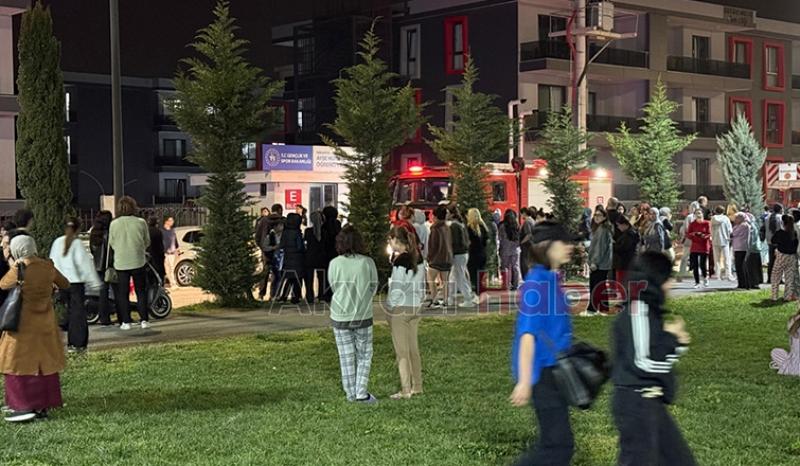 Kız yurdunda yangın