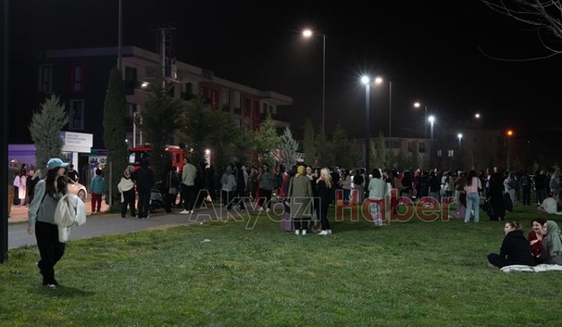 Kız yurdunda yangın