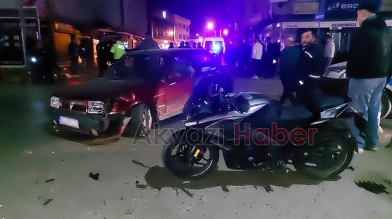 Yasak yerden U dönüşü yaptı, motosikletli yaralandı