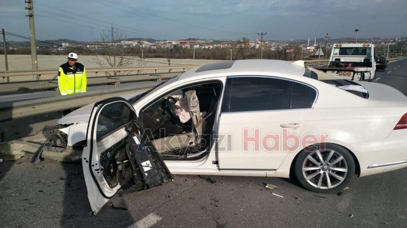 Sürücü bu kazadan yaralı kurtuldu