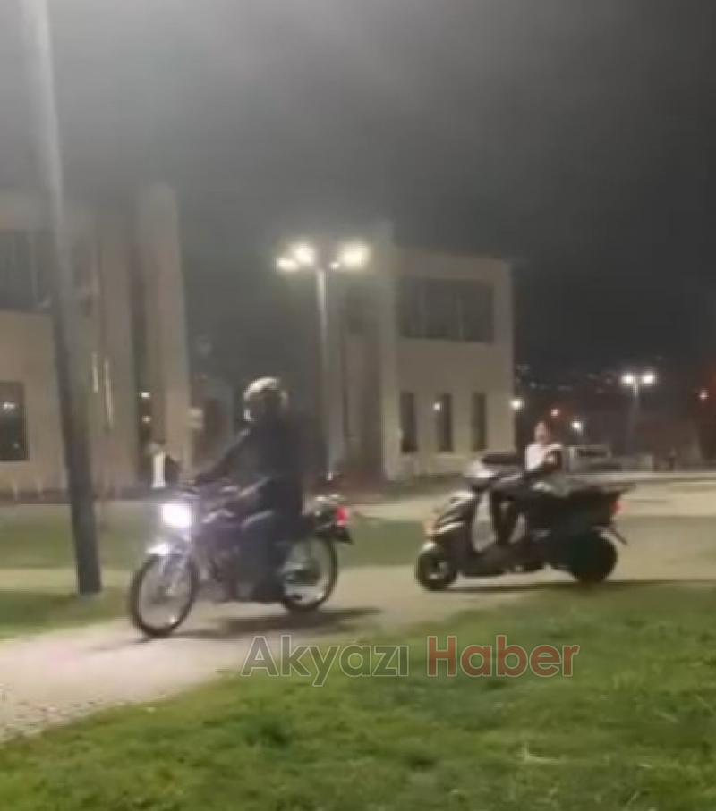 SGM Park’ta Motosiklet Gerginliği! Vatandaşlar Dertli