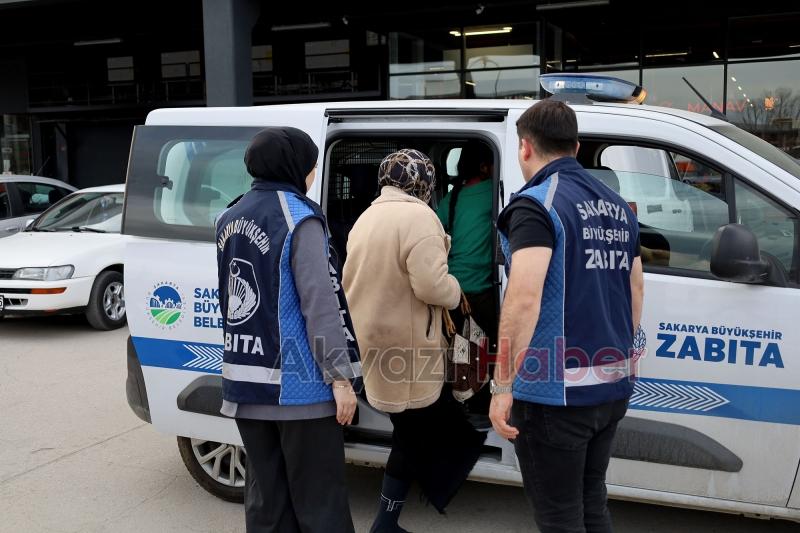 Sakarya'da dilenci operasyonu