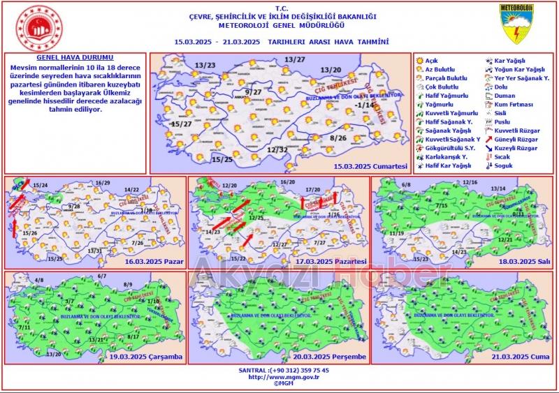 Meteoroloji uyarı kış geri geliyor