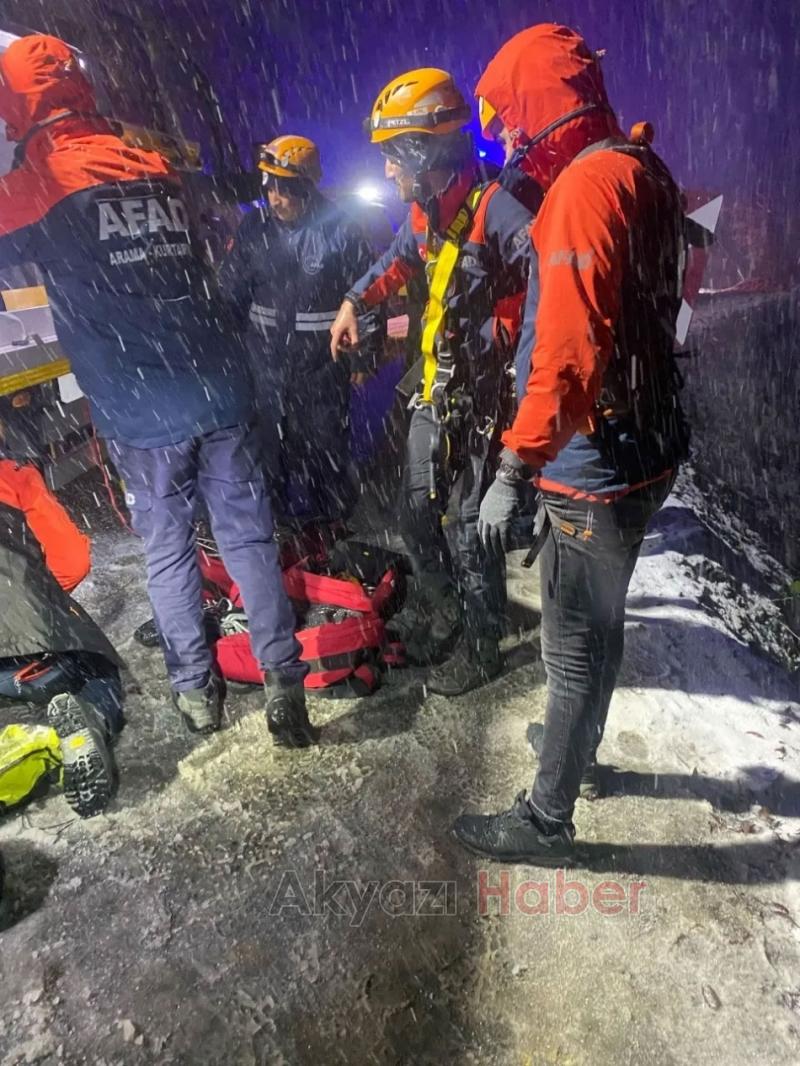 Kaza yapan imam böyle kurtarıldı