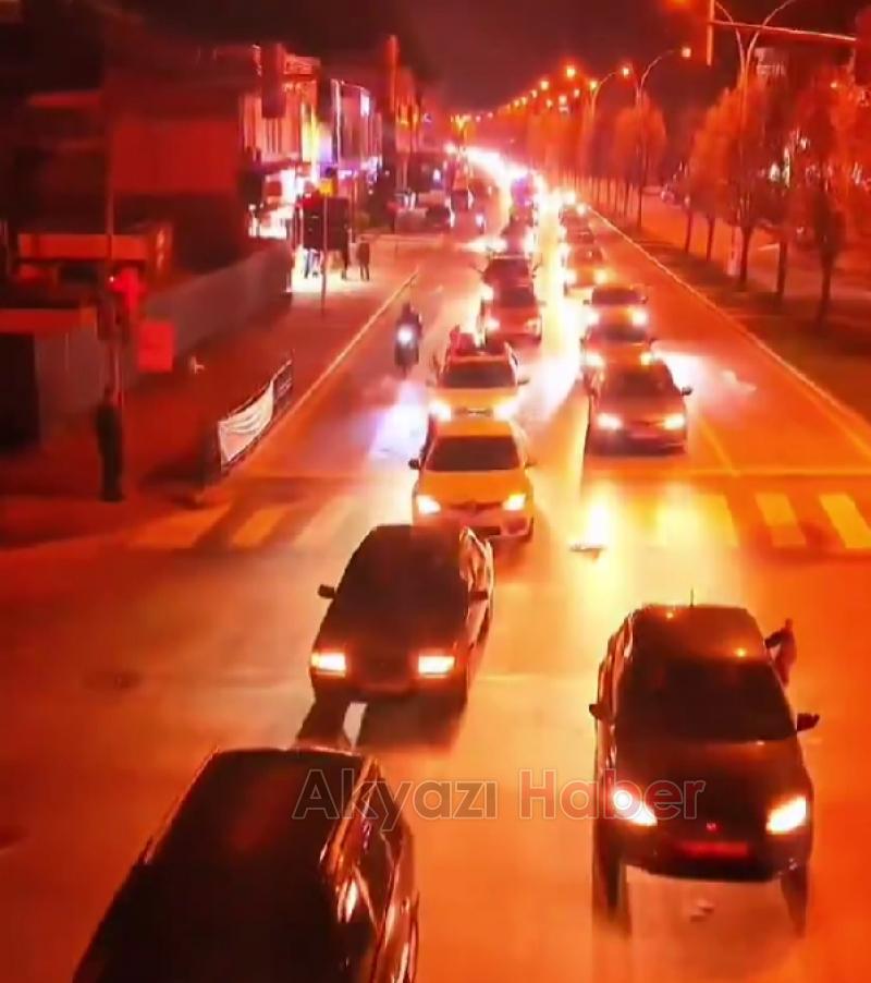 Sakarya'da Filistin'e destek konvoyu