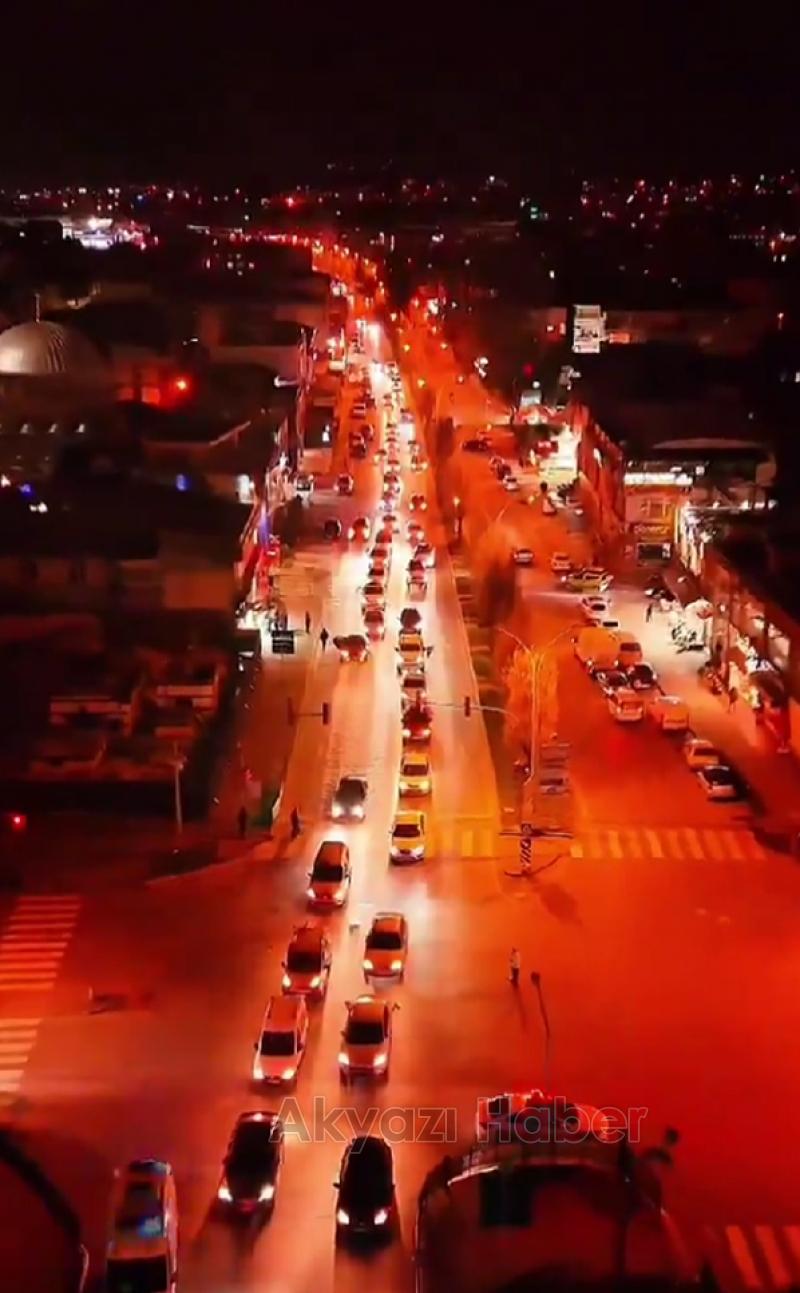 Sakarya'da Filistin'e destek konvoyu