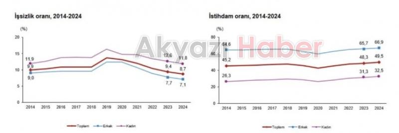 SON DAKİKA! İşsizlik oranı 2024'te yüzde 8,7 oldu