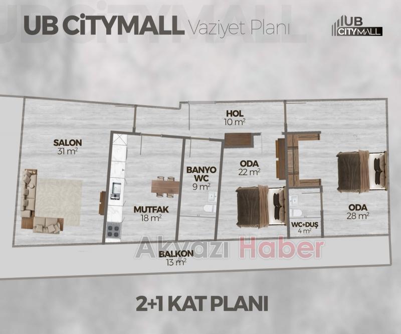 UB CityMall'da Lüks ve Konforlu Yaşam Fırsatı!