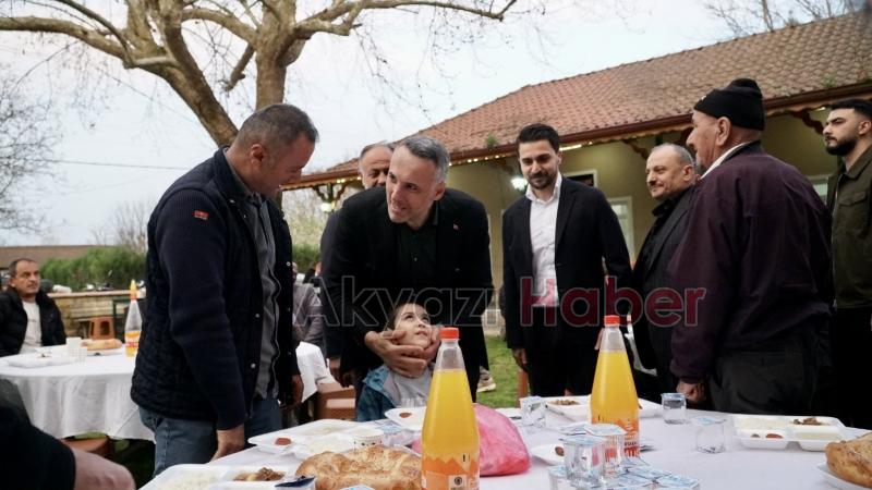 Yunus Tever'den Akyazı ziyareti