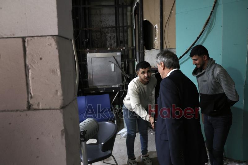 Başkan Alemdar, AKM'deki çalışmaları yerinde inceledi