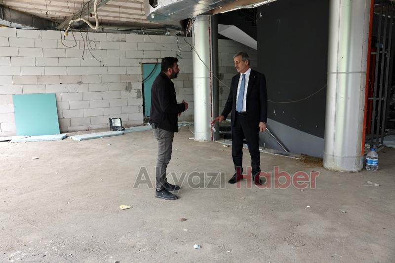 Başkan Alemdar, AKM'deki çalışmaları yerinde inceledi