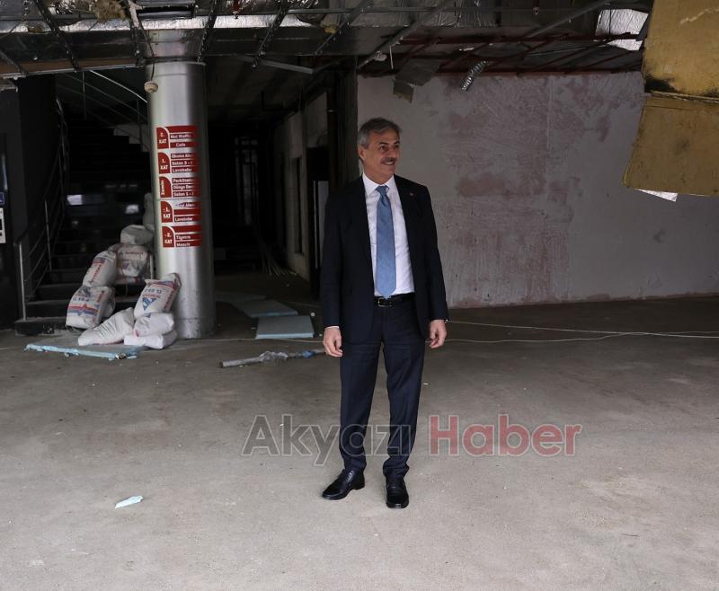 Başkan Alemdar, AKM'deki çalışmaları yerinde inceledi