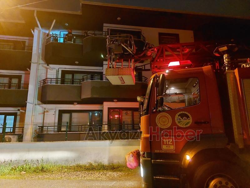 Kombi Yangınına İtfaiye Müdahalesi