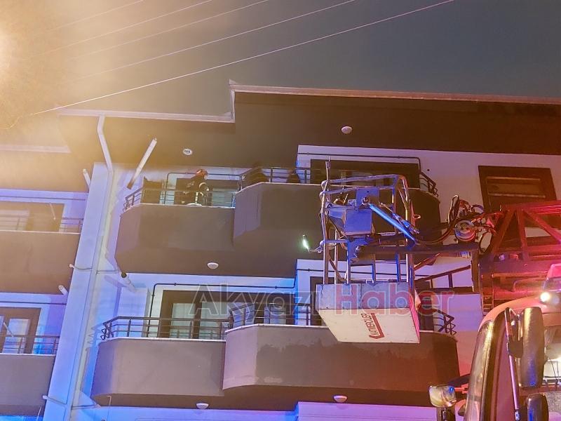 Kombi Yangınına İtfaiye Müdahalesi