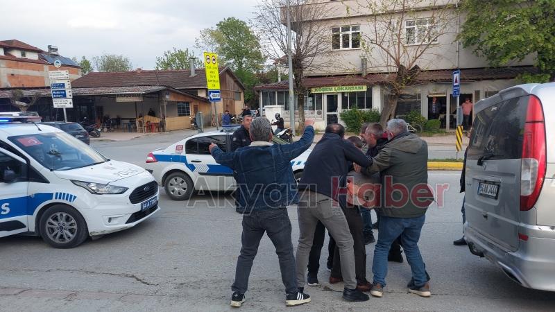 Kavga ihbarına giden polislere sürpriz kutlama