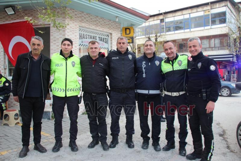 Kavga ihbarına giden polislere sürpriz kutlama