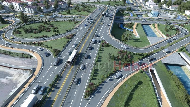 Yazlık katlı kavşağının detayları paylaşıldı