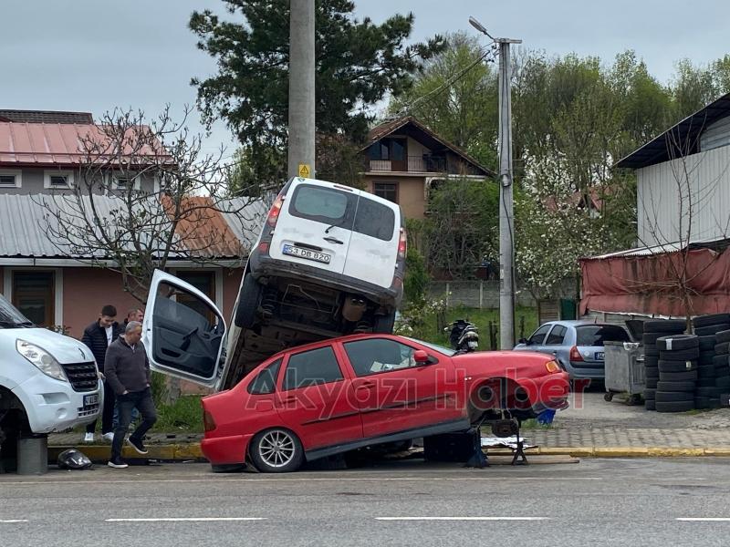 Sapanca yolunda kaza: 3 yaralı