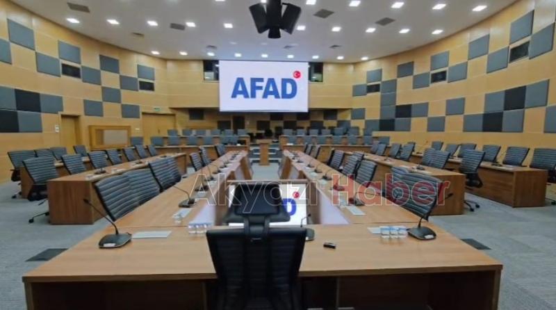 Sakarya Afet ve Acil Durum Yönetim Merkezi Toplantı Salonu açıldı